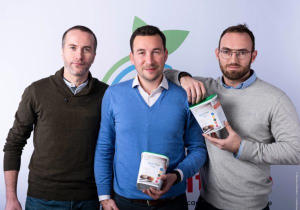 les trois co fondateurs Nutri'Earth